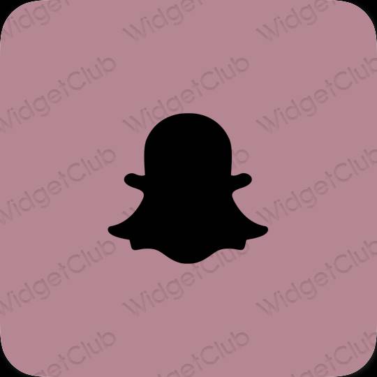 ესთეტიკური snapchat აპლიკაციის ხატები