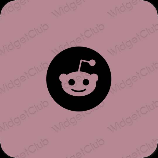 ესთეტიკური Reddit აპლიკაციის ხატები