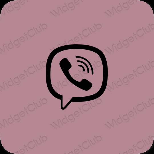 Ikon apl Viber Estetik