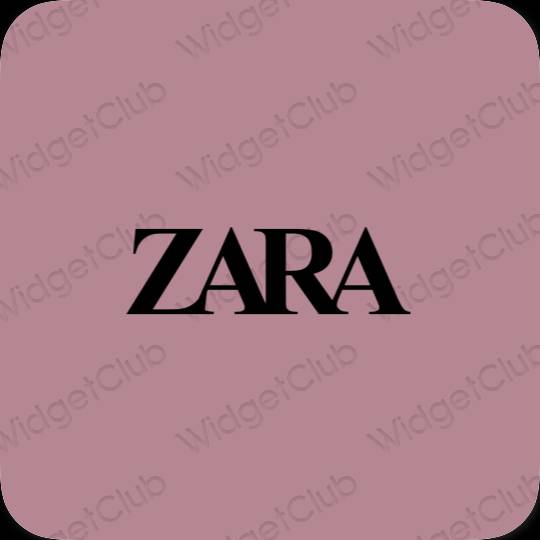 ესთეტიკური ZARA აპლიკაციის ხატები