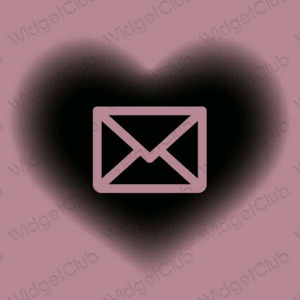 ესთეტიკური Mail აპლიკაციის ხატები