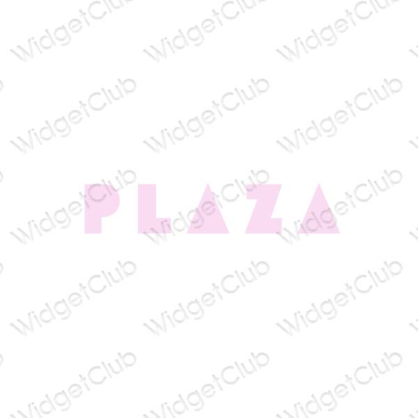 Aesthetic PLAZA app icons