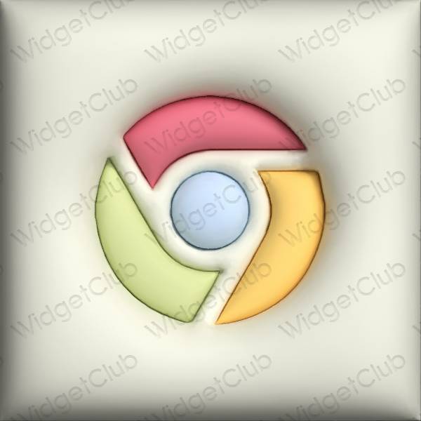 Aesthetic Chrome app icons