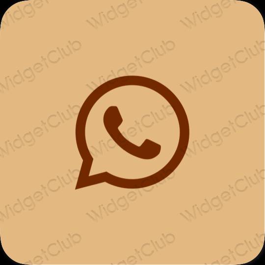 Aesthetic WhatsApp app icons