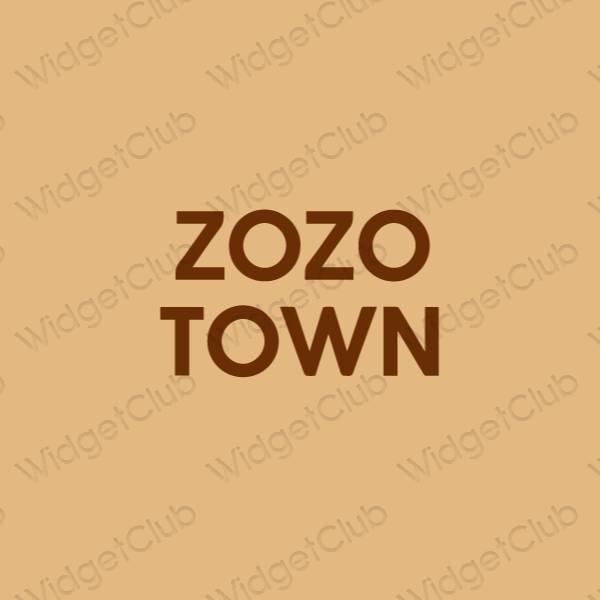 Естетске ZOZOTOWN иконе апликација