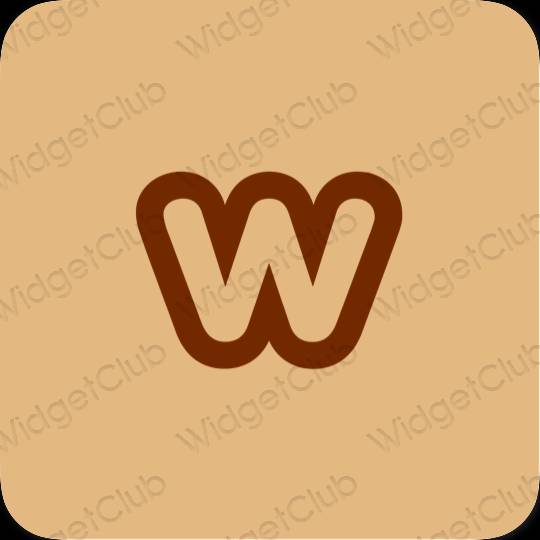 រូបតំណាងកម្មវិធី Weebly សោភ័ណភាព