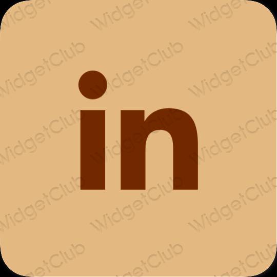 Aesthetic Linkedin app icons