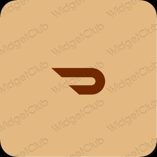 Estetické ikony aplikací Doordash