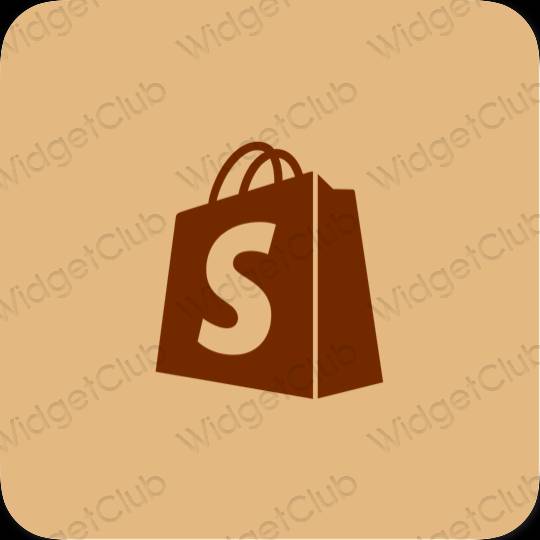 Aesthetic Shopify app icons