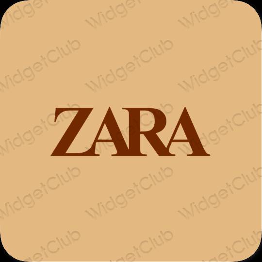 Estetické ikony aplikací ZARA