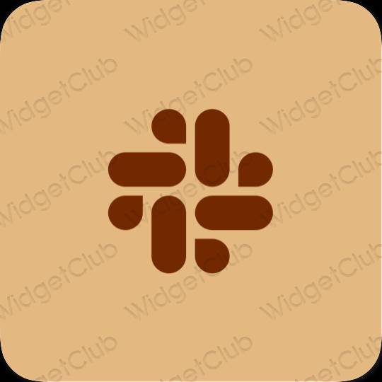 សោភ័ណ ទឹកក្រូច Slack រូបតំណាងកម្មវិធី