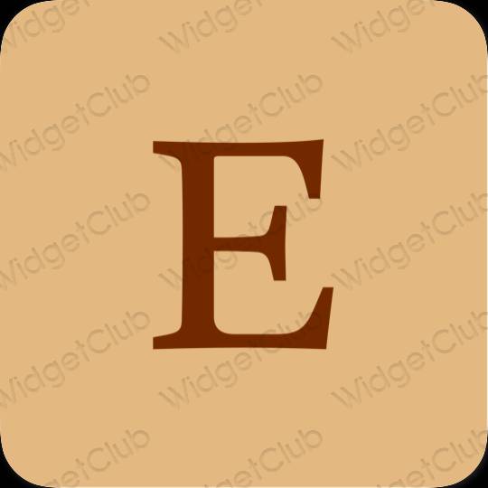 Estetické ikony aplikací Etsy