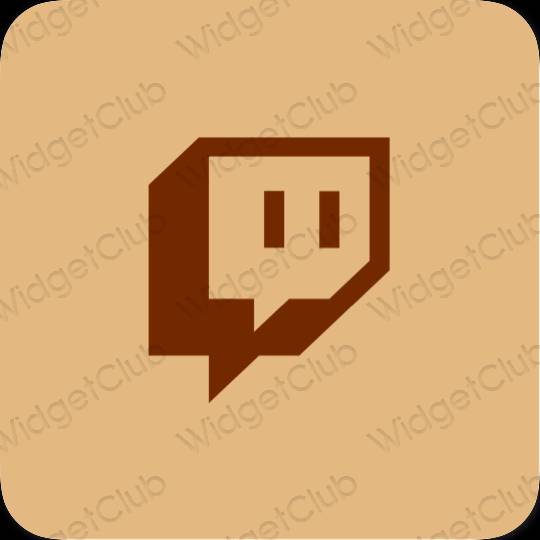 Estetické ikony aplikací Twitch