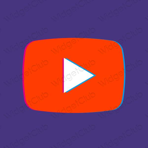 Estetické ikony aplikací Youtube