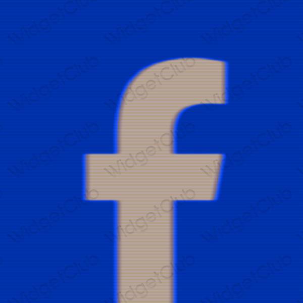 Aesthetic Facebook app icons