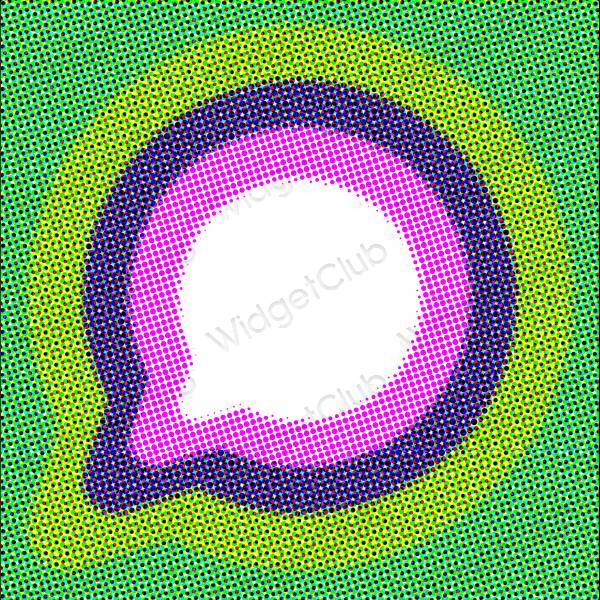 Ästhetische Messages App-Symbole