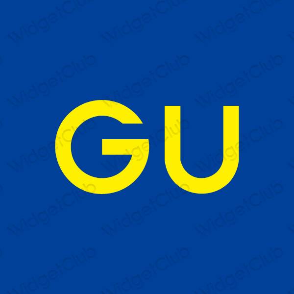 សោភ័ណ ពណ៌ស្វាយ GU រូបតំណាងកម្មវិធី