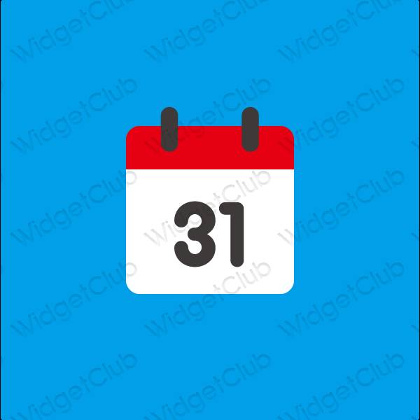 Estetické ikony aplikací Calendar