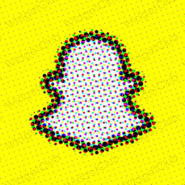 Aesthetic snapchat app icons
