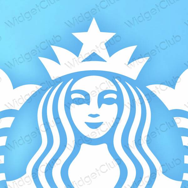 Ikon apl Starbucks Estetik