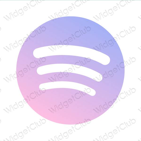 Estetske Spotify ikone aplikacija