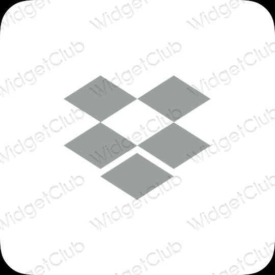 Esteettiset Dropbox sovelluskuvakkeet