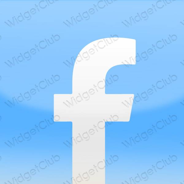 ესთეტიკური Facebook აპლიკაციის ხატები