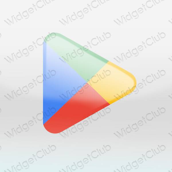 ესთეტიკური Apple Store აპლიკაციის ხატები