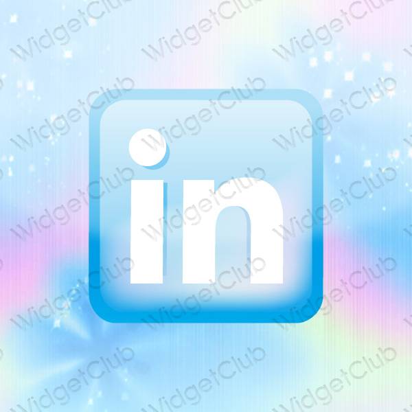ესთეტიკური Linkedin აპლიკაციის ხატები