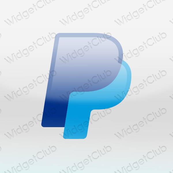 Ikon apl Paypal Estetik