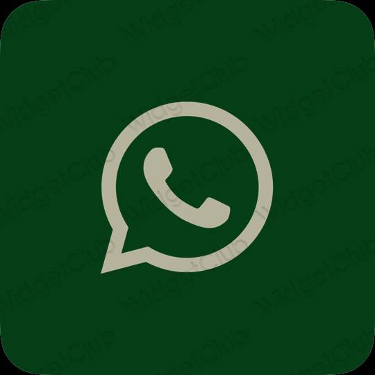 Estetické ikony aplikací WhatsApp