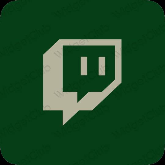 Biểu tượng ứng dụng Twitch thẩm mỹ