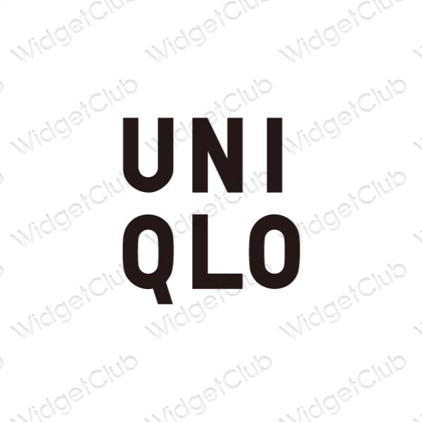 Aesthetic UNIQLO app icons