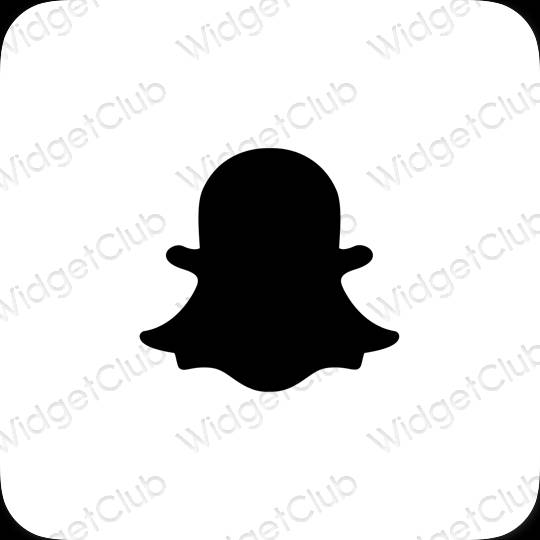 جمالية snapchat أيقونات التطبيقات