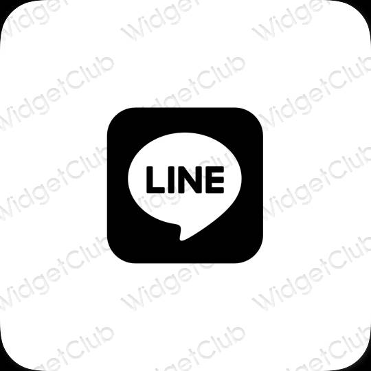 Aesthetic LINE app icons