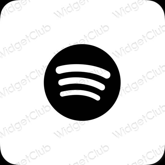 Biểu tượng ứng dụng Spotify thẩm mỹ