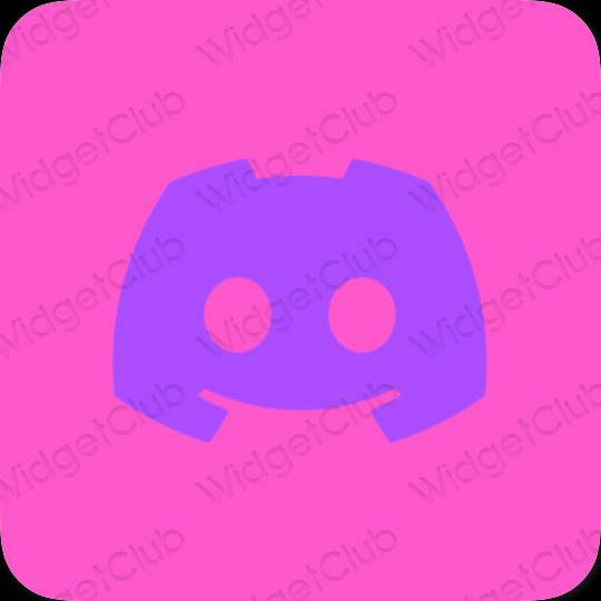 Aesthetic purple discord app icons