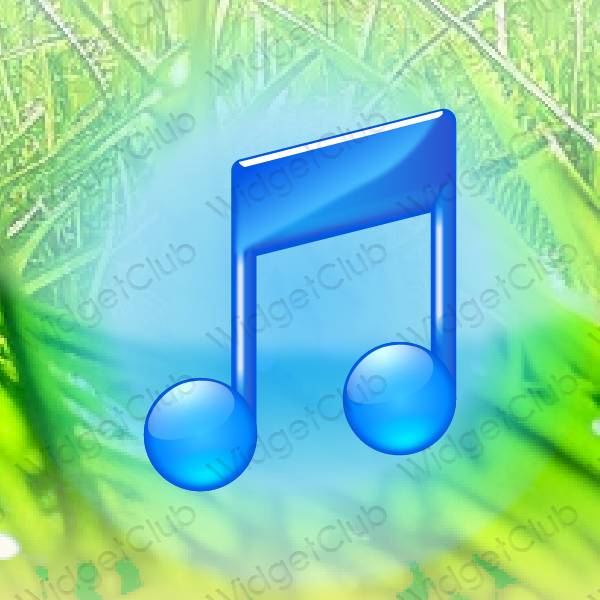 ესთეტიკური Music აპლიკაციის ხატები