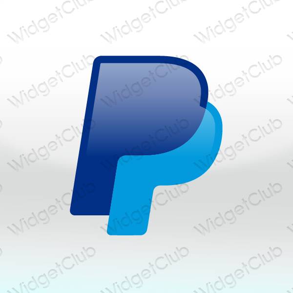 Ikon apl Paypal Estetik