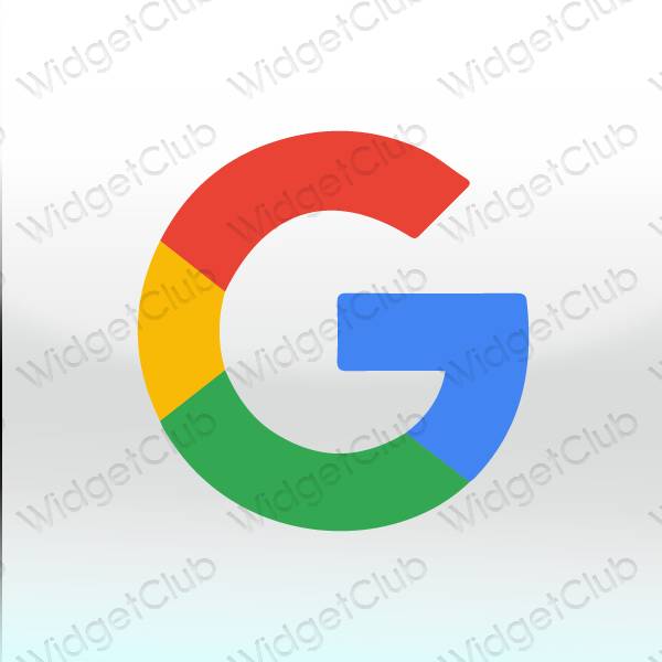 ესთეტიკური Chrome აპლიკაციის ხატები