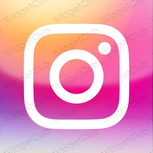 ესთეტიკური Instagram აპლიკაციის ხატები