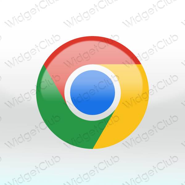 ესთეტიკური Chrome აპლიკაციის ხატები