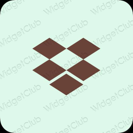 Esztétikus Dropbox alkalmazásikonok