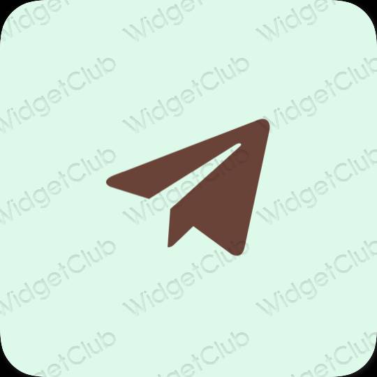 Telegram おしゃれアイコン画像素材