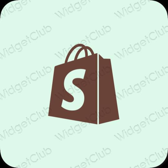 Эстетические Shopify значки приложений