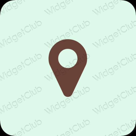 美學Google Map 應用程序圖標