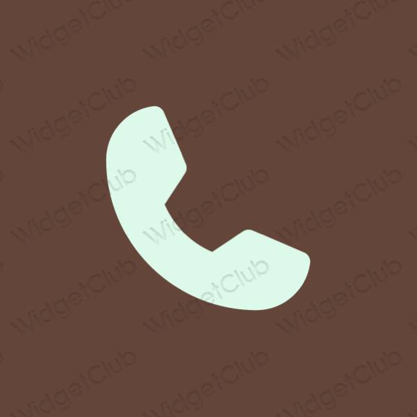 ესთეტიკური Phone აპლიკაციის ხატები