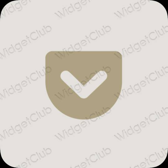 Aesthetic Pocket app icons