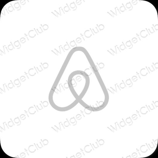 Ästhetische Airbnb App-Symbole