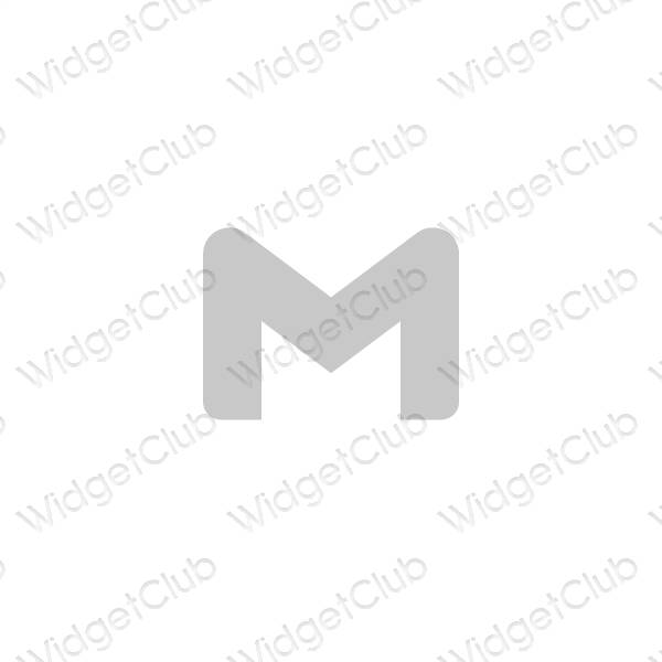 Pictograme pentru aplicații Gmail estetice